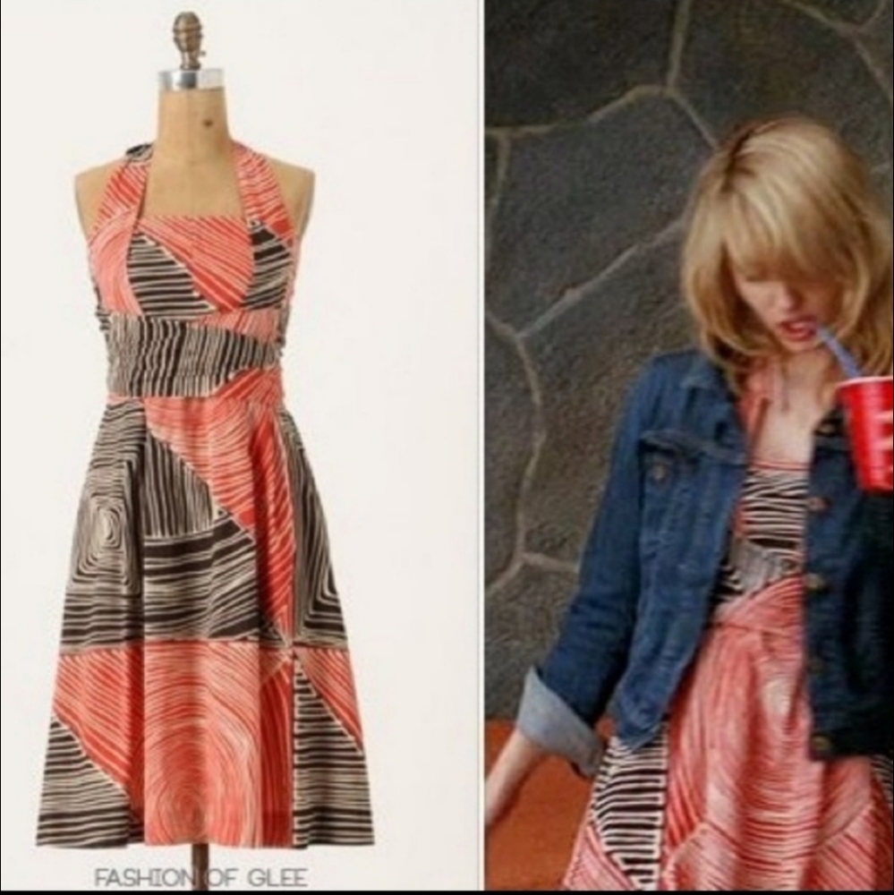 we ❤️ vera ANTHROPOLOGIE vintagey halter dress 2 - Picture 4 of 10